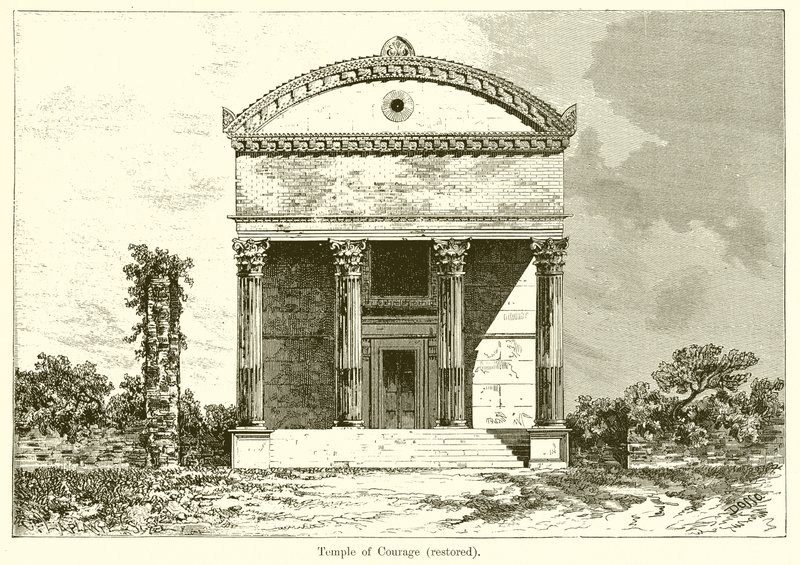 Temple of Courage (återställt) av English School