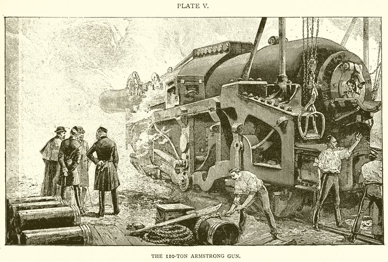 Armstrong Gun på 110 ton av English School