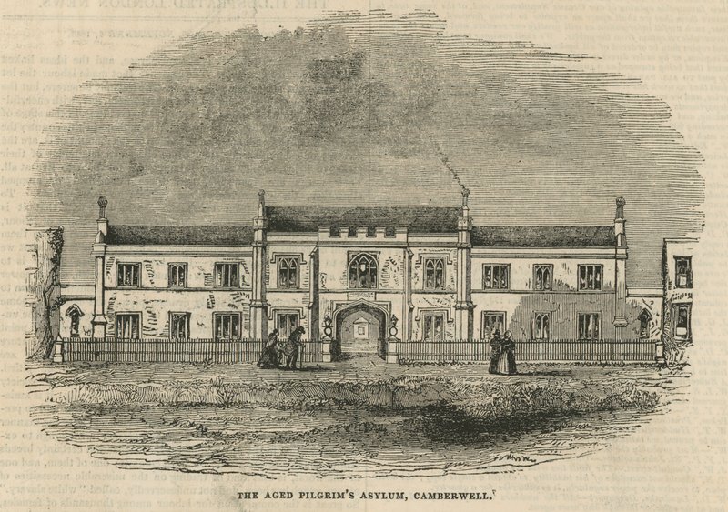 The Aged Pilgrims Asylum i Camberwell av English School