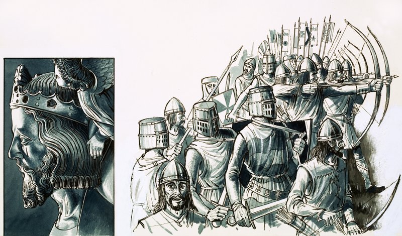 Slaget vid Bannockburn av English School