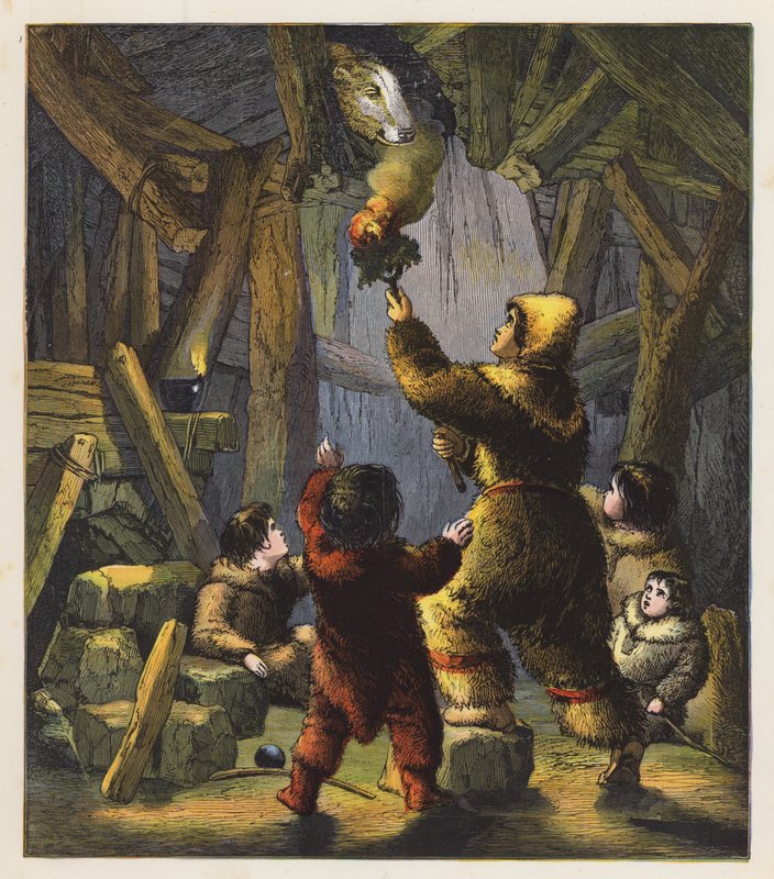 Björnen (färglitografi) av English School