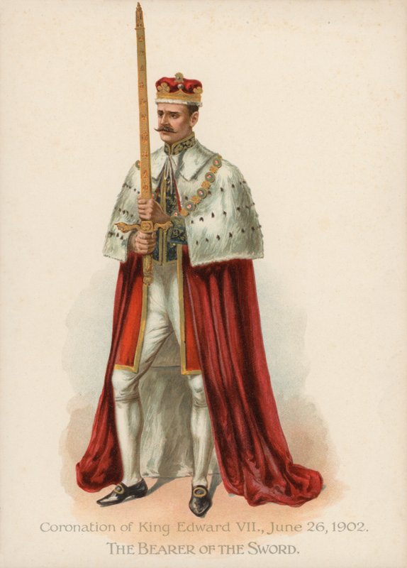 Svärdets bärare (chromolitho) av English School