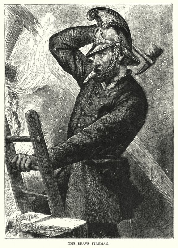 The Brave Fireman (gravyr) av English School