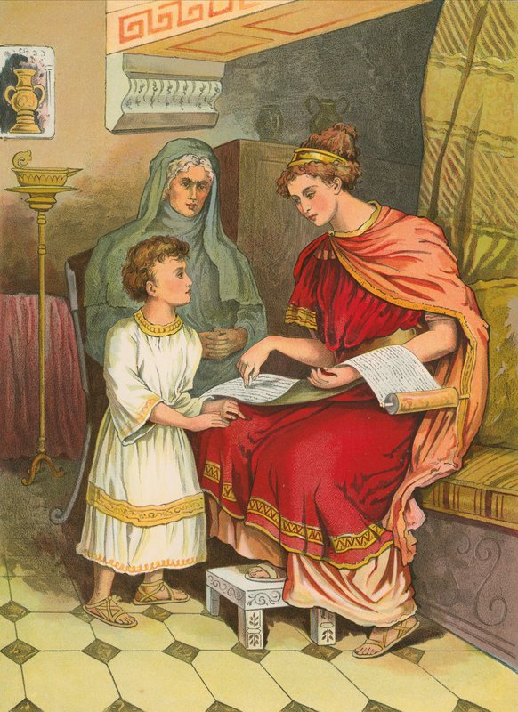 Timoteus barndom av English School