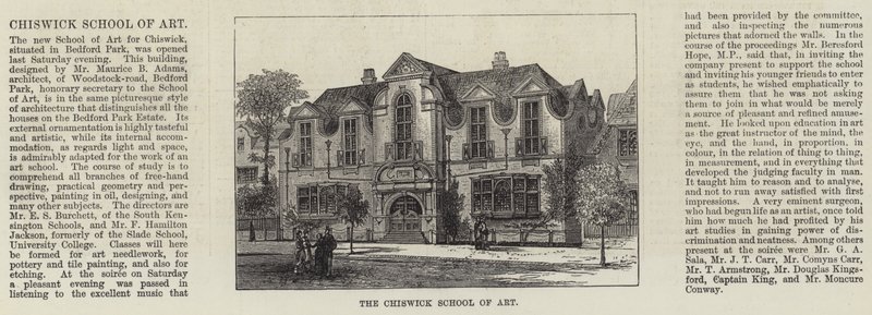 Chiswick School of Art (gravyr) av English School