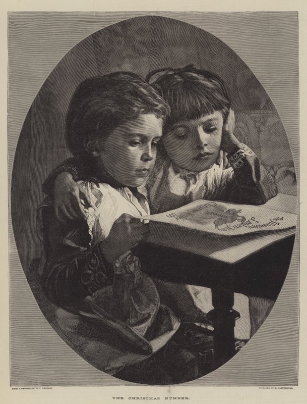 Julnumret (gravyr) av English School