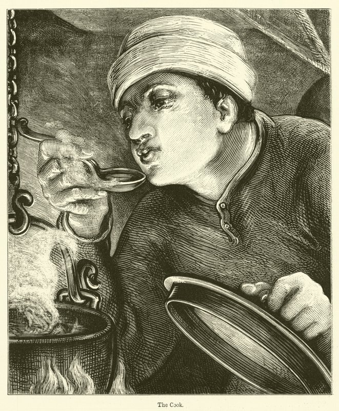 Kocken (gravyr) av English School