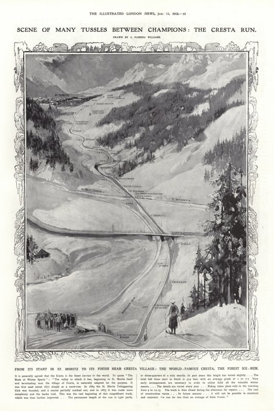 Cresta Run, St Moritz, Schweiz av English School