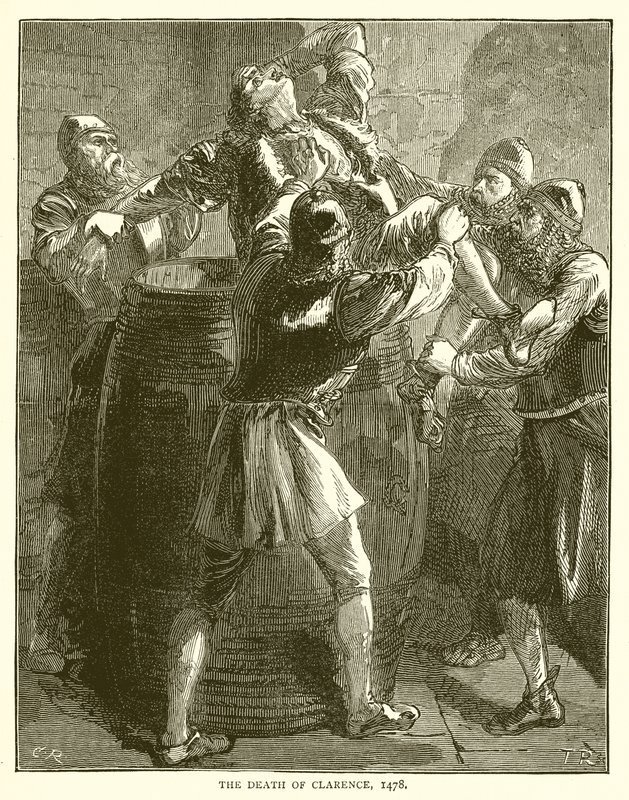 Clarences död, 1478 av English School
