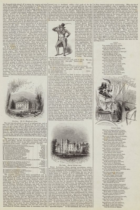 The Derby at Epsom (gravyr) av English School