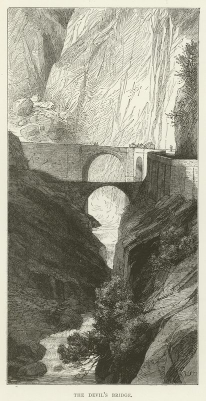 Devils Bridge av English School