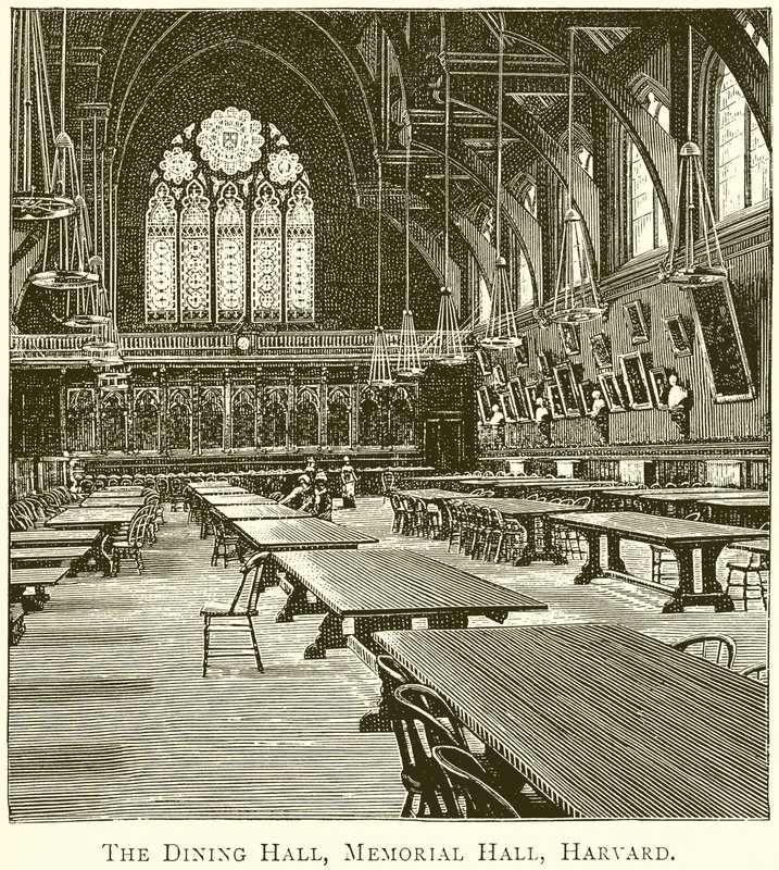 Matsalen, Memorial Hall, Harvard av English School