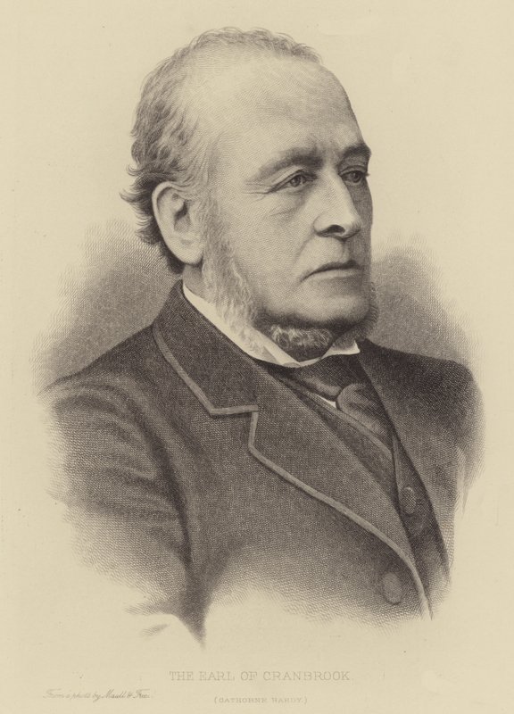 Jarlen av Cranbrook, Gathorne Hardy av English School
