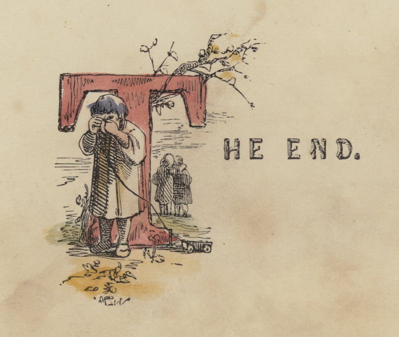 The End (färgad gravyr) av English School