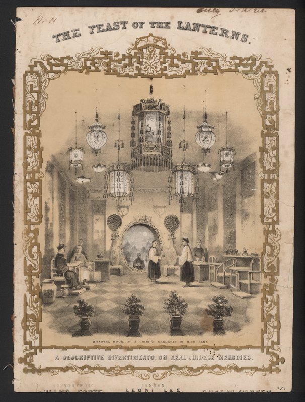Lyktornas högtid (färg litho) av English School