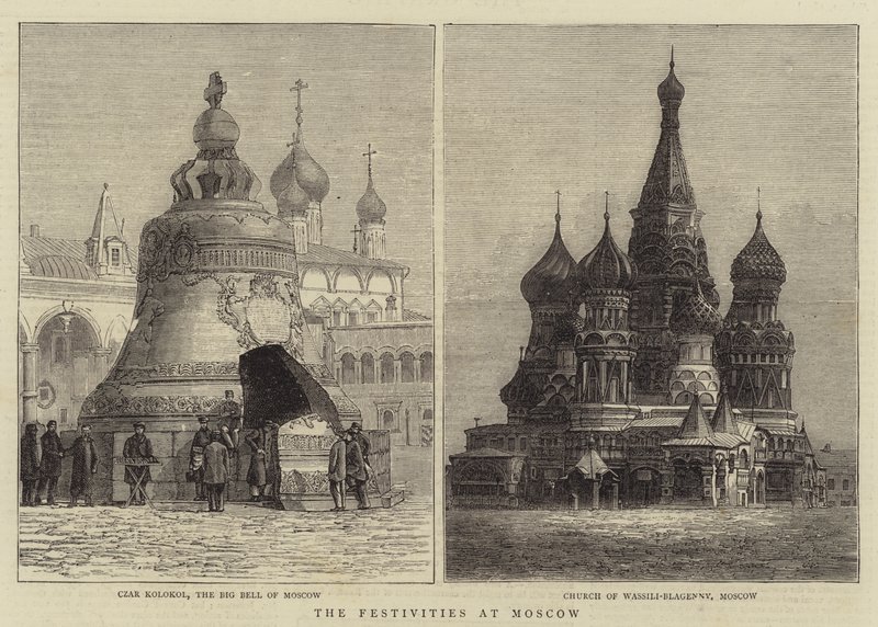 Festligheterna i Moskva (gravyr) av English School