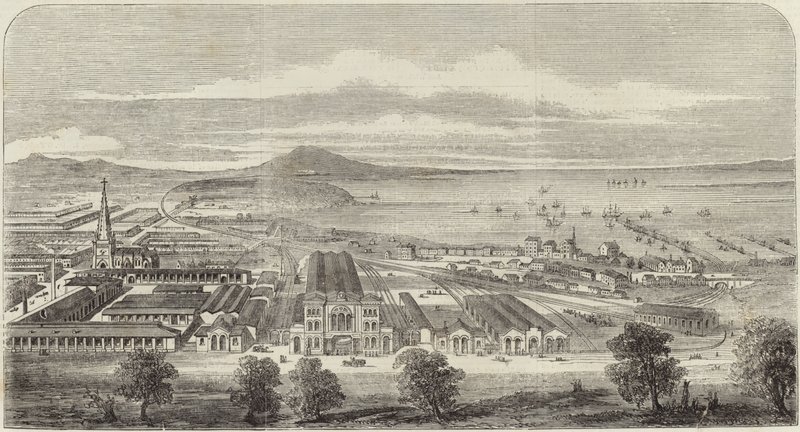 Geelong och Melbourne Railway av English School