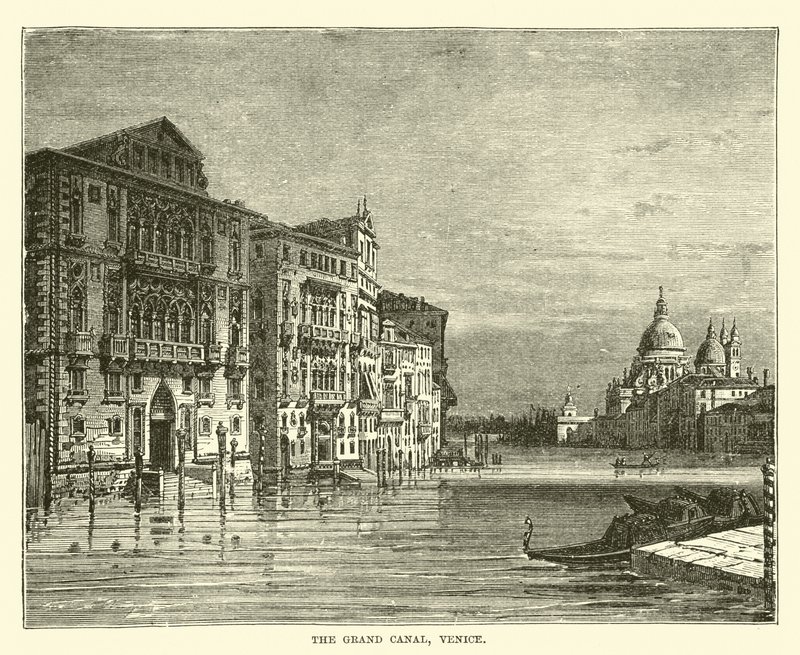 Canal Grande, Venedig av English School