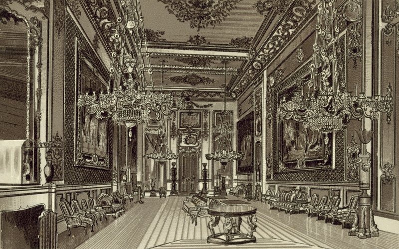 The Grand Reception Room, Windsor Castle av English School