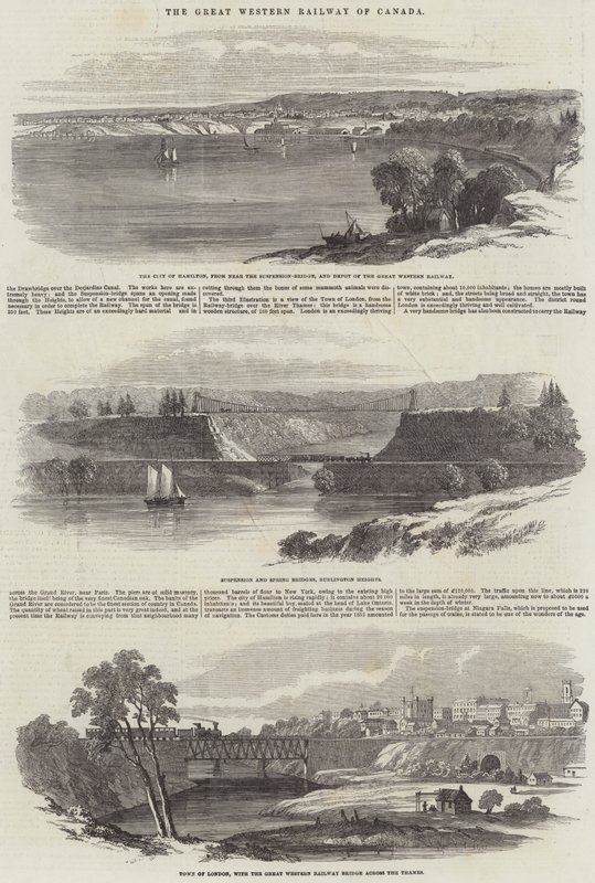 The Great Western Railway of Canada (gravyr) av English School