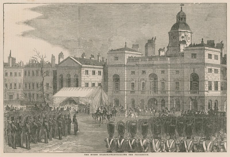 The Horse Guards: Marshalling the Procession av English School
