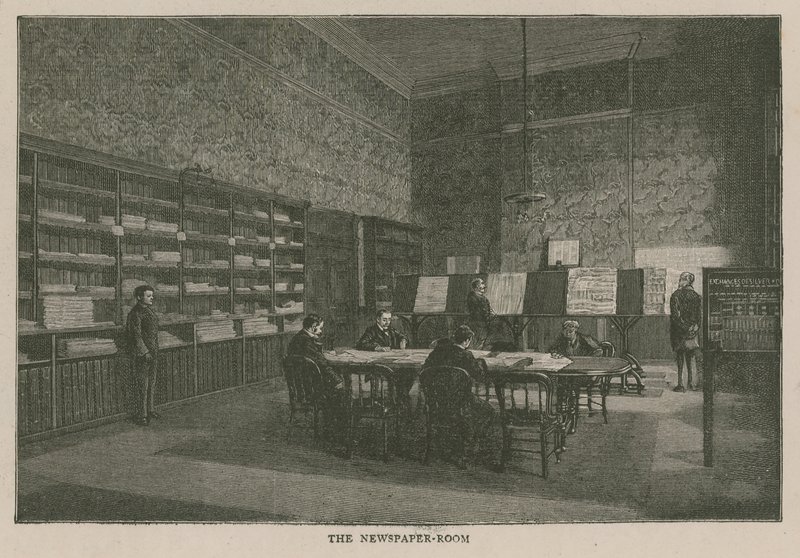 Imperialinstitutet: Tidningsrummet av English School