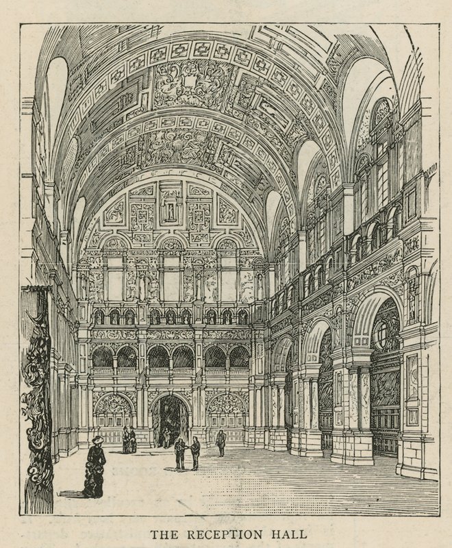 Imperial Institute: Mottagningshallen av English School