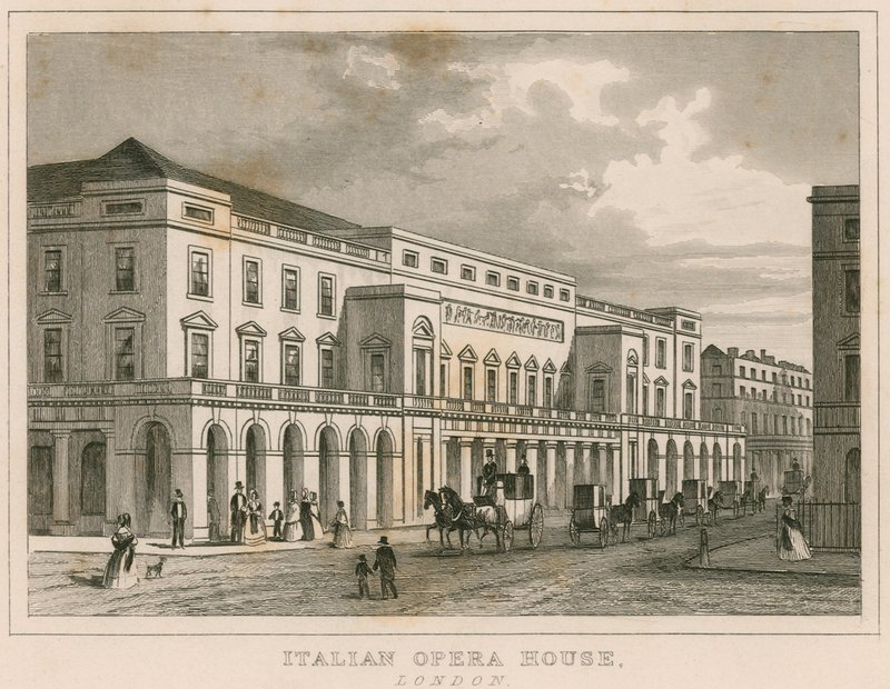 Italienska operahuset, London av English School