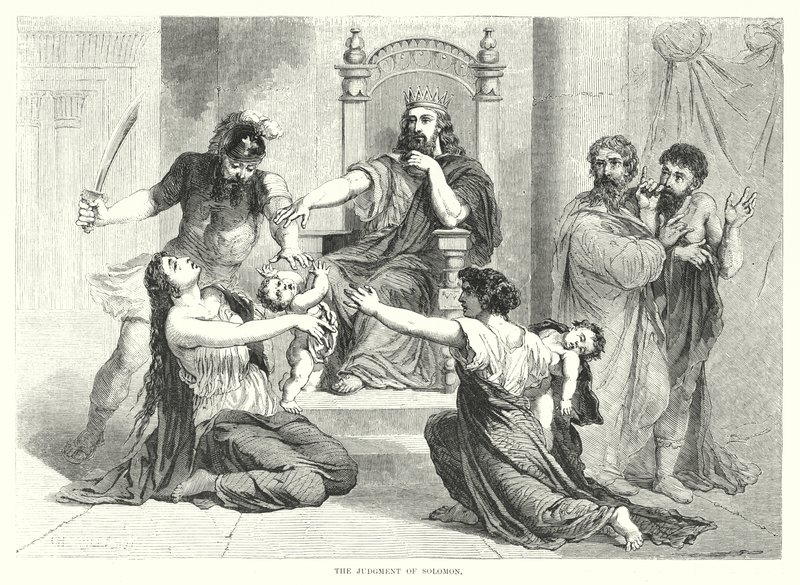 Salomos dom (gravyr) av English School