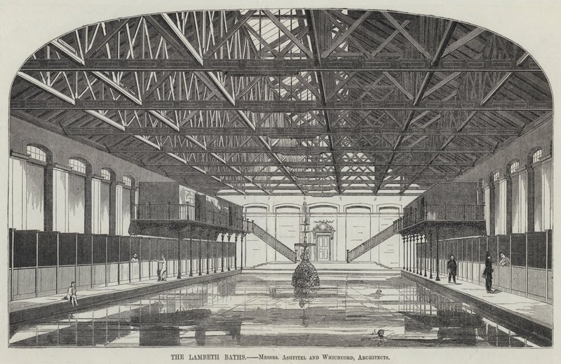 The Lambeth Baths (gravyr) av English School