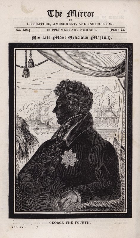 Den sene kungen George IV av English School