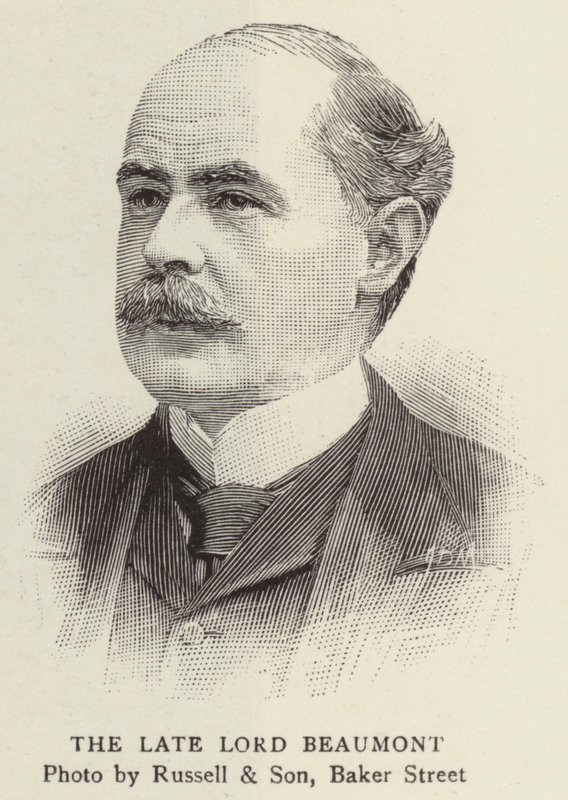 The Late Lord Beaumont (gravyr) av English School