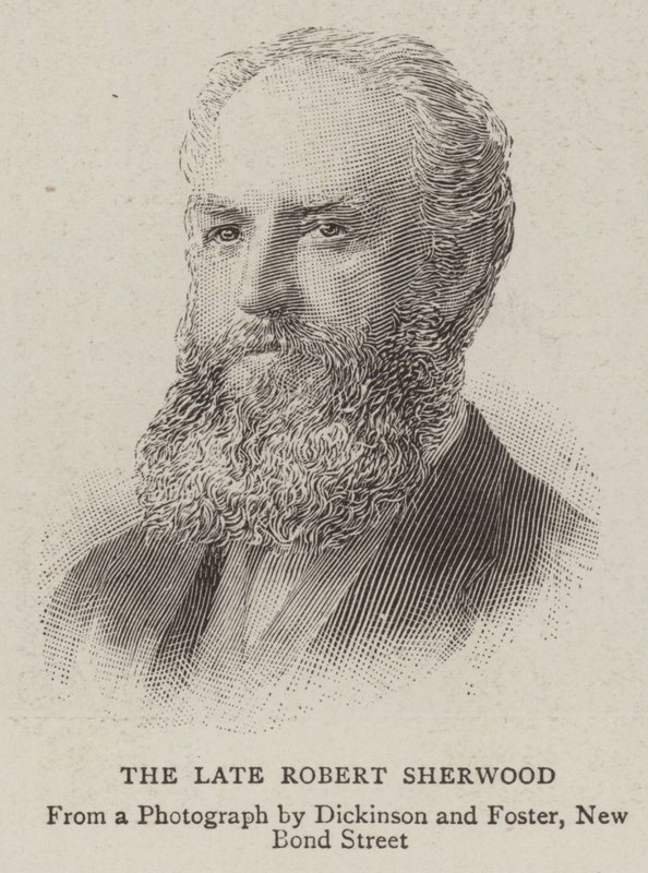 The Late Robert Sherwood (gravyr) av English School
