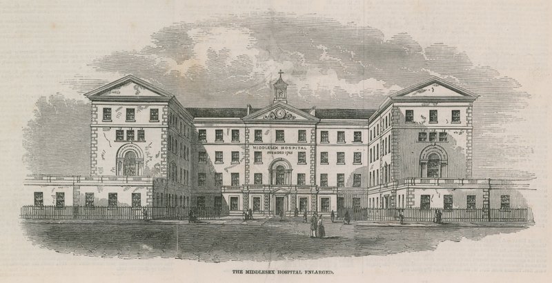 Middlesex sjukhus utvidgades av English School