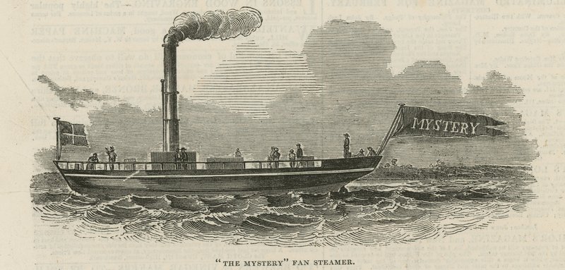 The Mystery fan steamer av English School