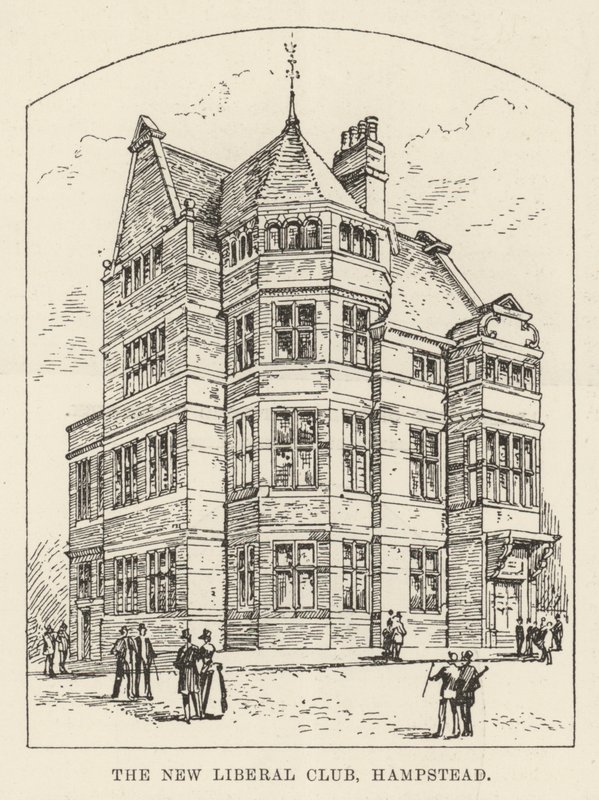The New Liberal Club, Hampstead (gravyr) av English School