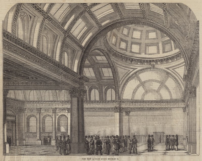 New London Stock Exchange (gravyr) av English School