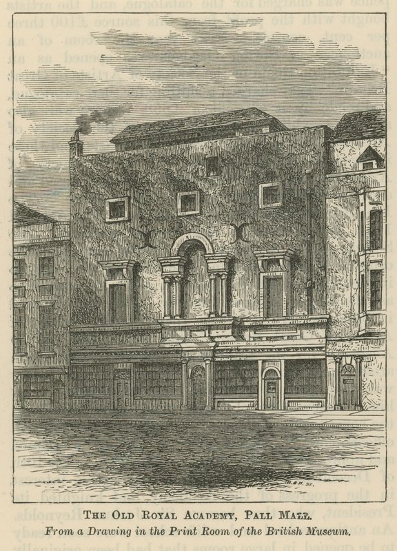 Old Royal Academy i Pall Mall av English School
