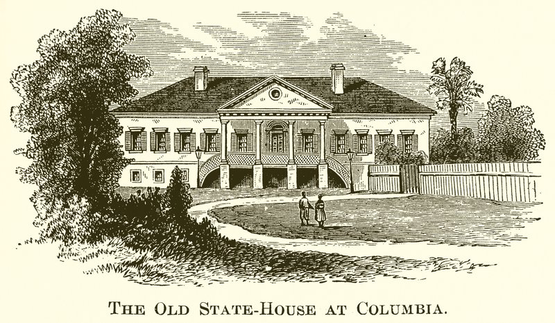 Det gamla statliga huset i Columbia av English School