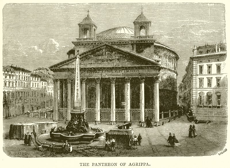 Pantheon av Agrippa av English School