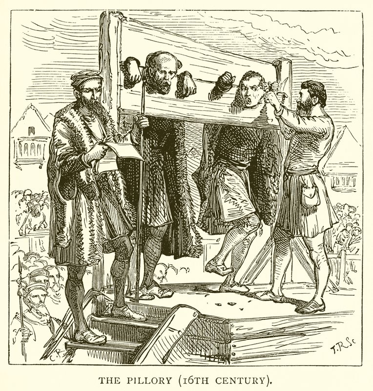 The Pilory (1500-talet) av English School