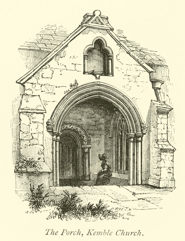 Verandan, Kemble kyrka av English School