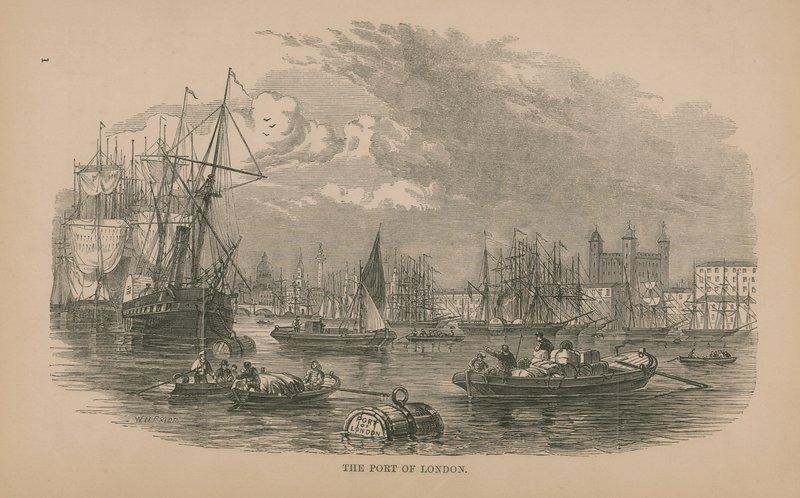 Londons hamn av English School