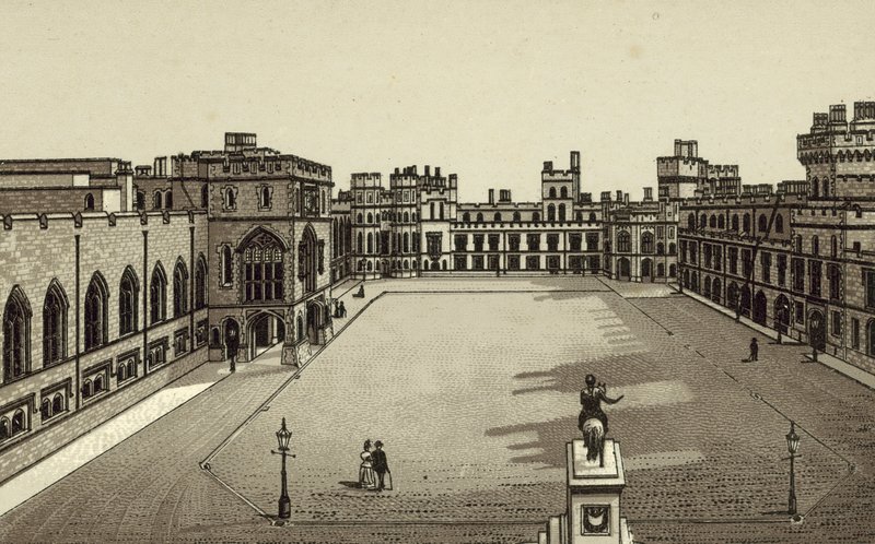 Quadrangle Windsor Castle av English School