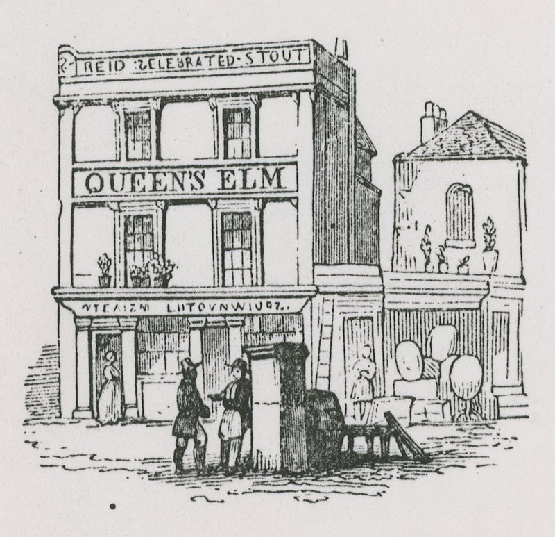Queens Elm pub i Chelsea av English School