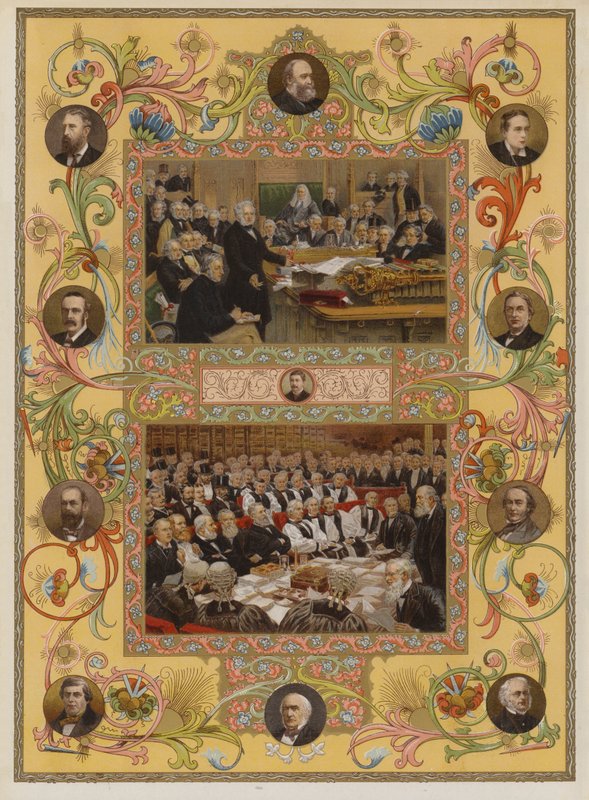 Drottningens jubileum (chromolitho) av English School