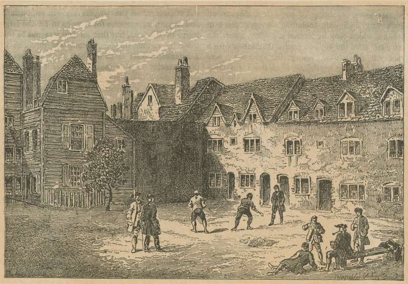 The Racquet Court of the Marshalsea Prison av English School