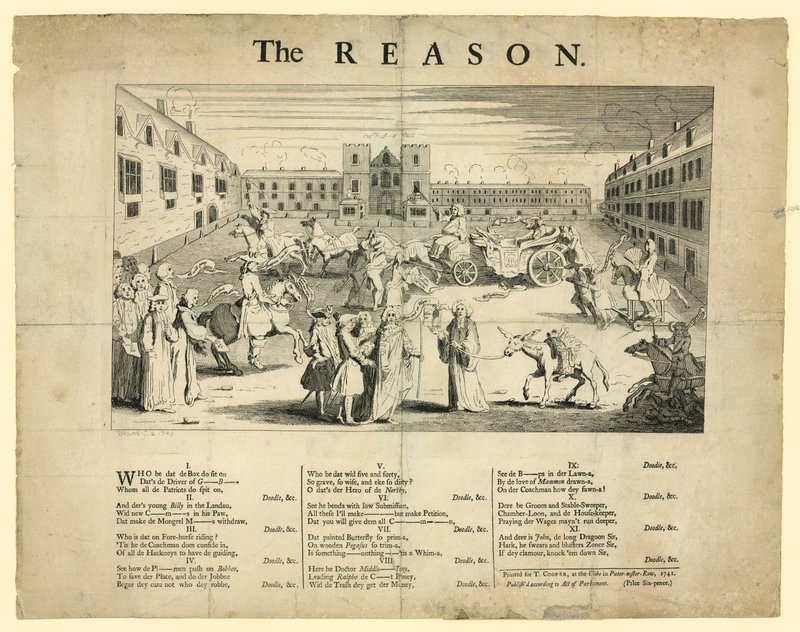 Anledningen, 1741 av English School
