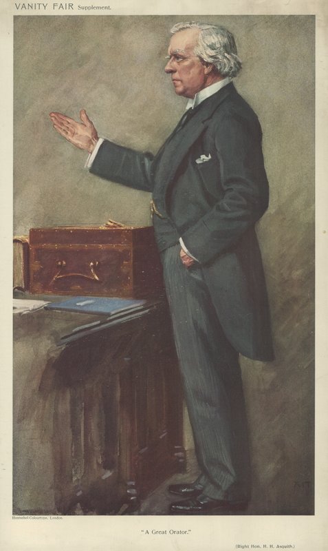 Den rätte ärade Herbert Henry Asquith av English School