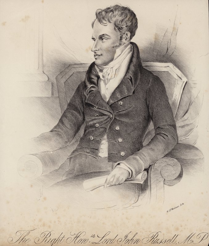 Den rätte ärade Lord John Russell av English School